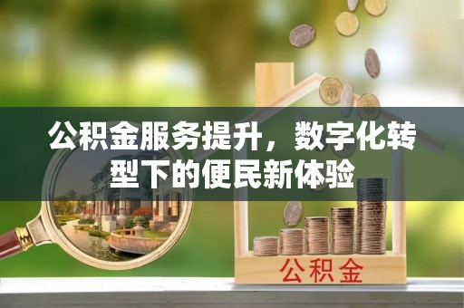 江安公积金服务提升，数字化转型下的便民新体验