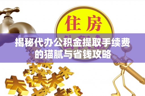 江安揭秘代办公积金提取手续费的猫腻与省钱攻略